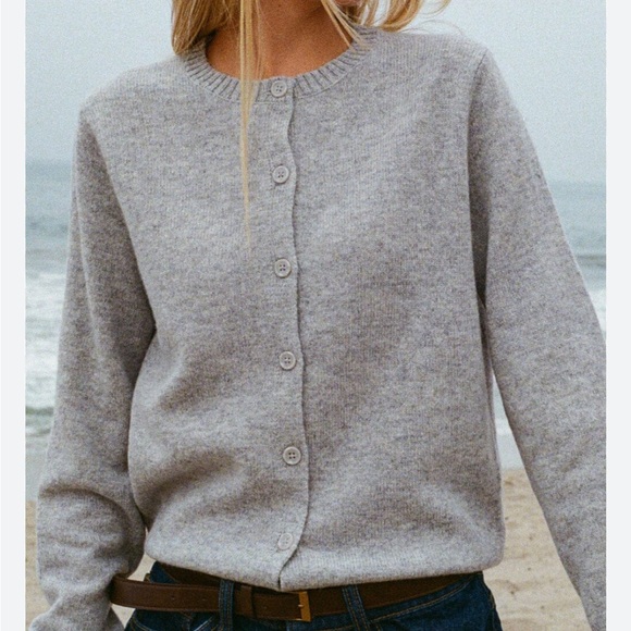 Brandy Melville Sweaters - Brandy Melville Grey Cardigan